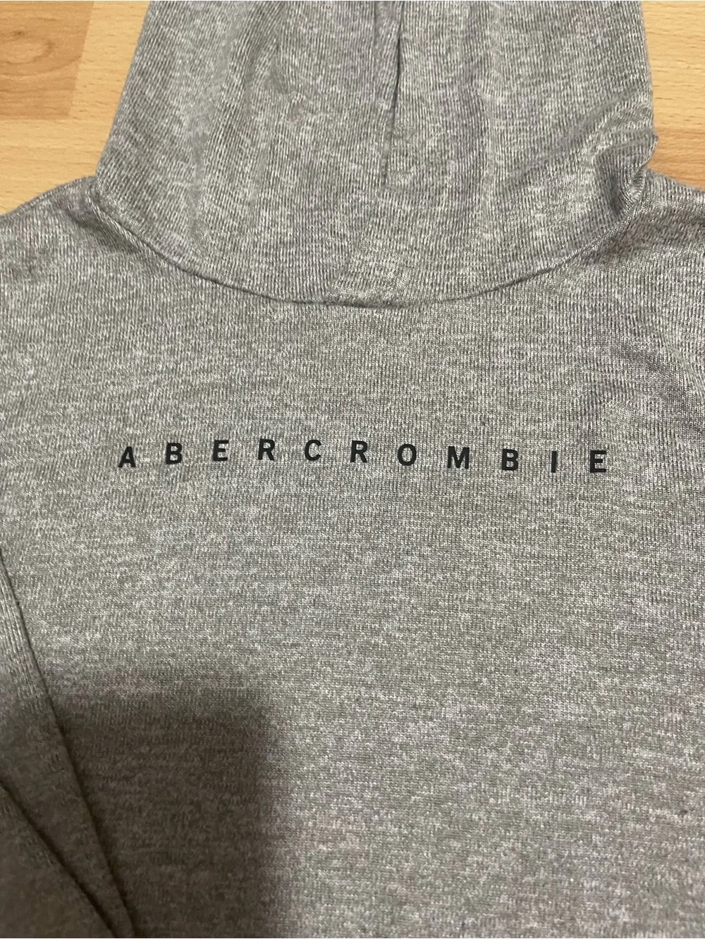 Abercrombie & Fitch Kids Gray Hooded Long-Sleeve Top